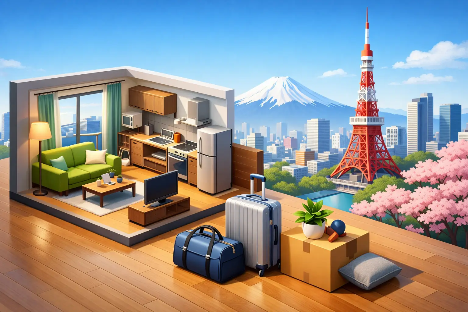 Furnished Apartments Tokyo for Easy Move-Ins