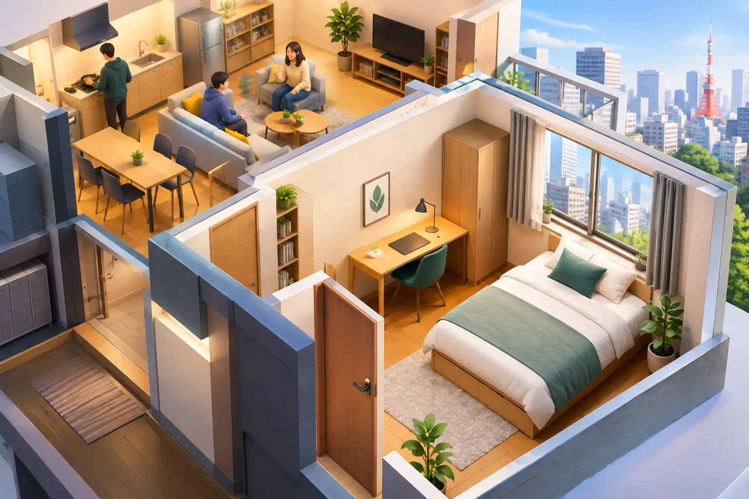 Private Room in a Tokyo Sharehouse: Is It Right?