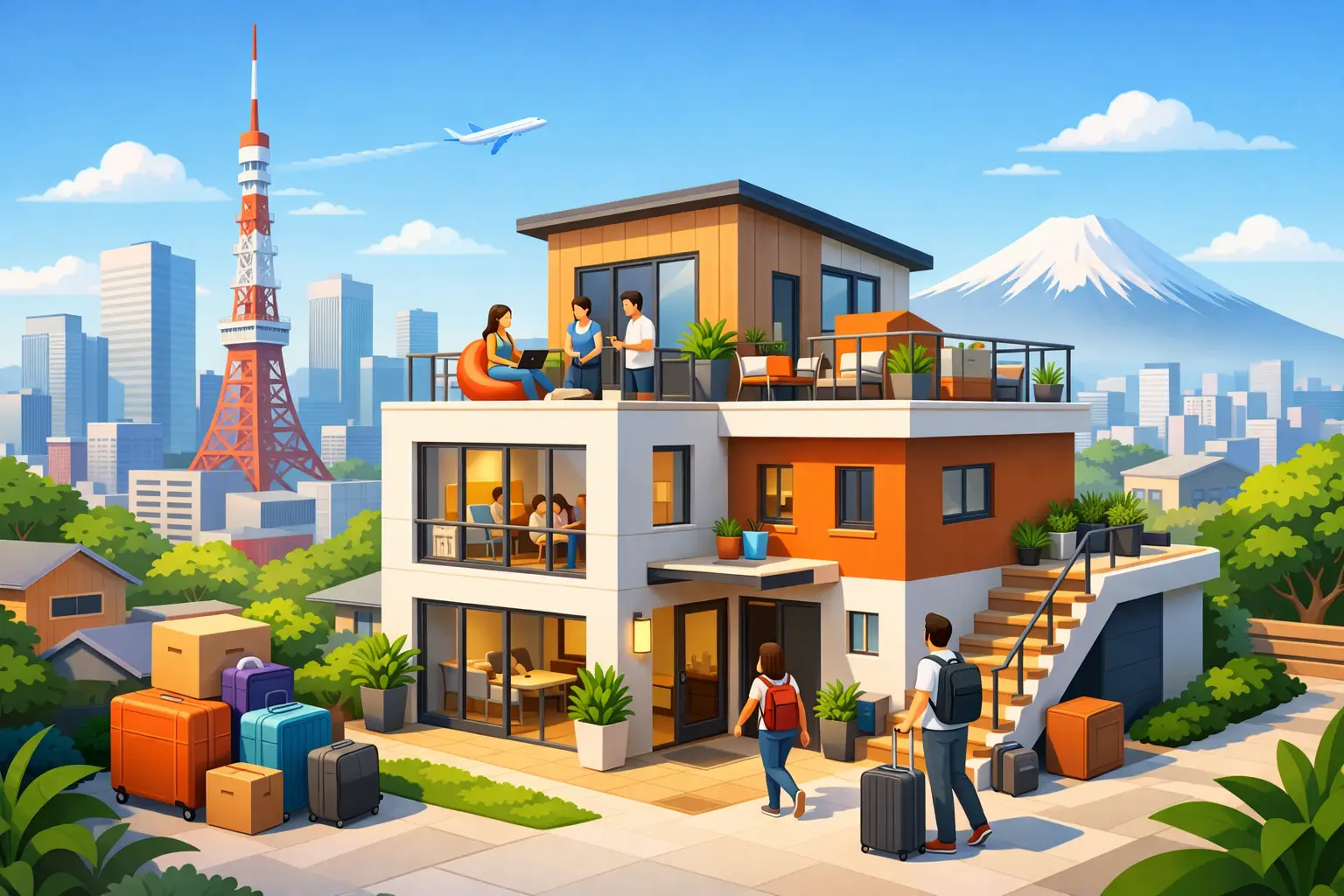 Sharehouse Tokyo for an Easier First Move