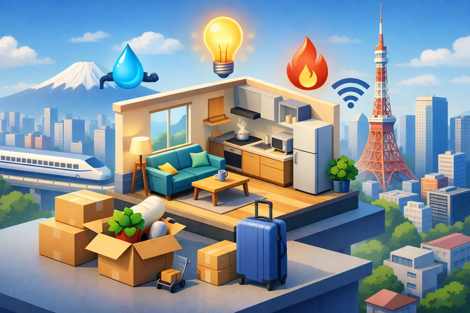 Utilities Included Rental Tokyo for Easy Moves